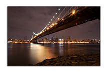 Obraz Manhattan bridge night zs24702